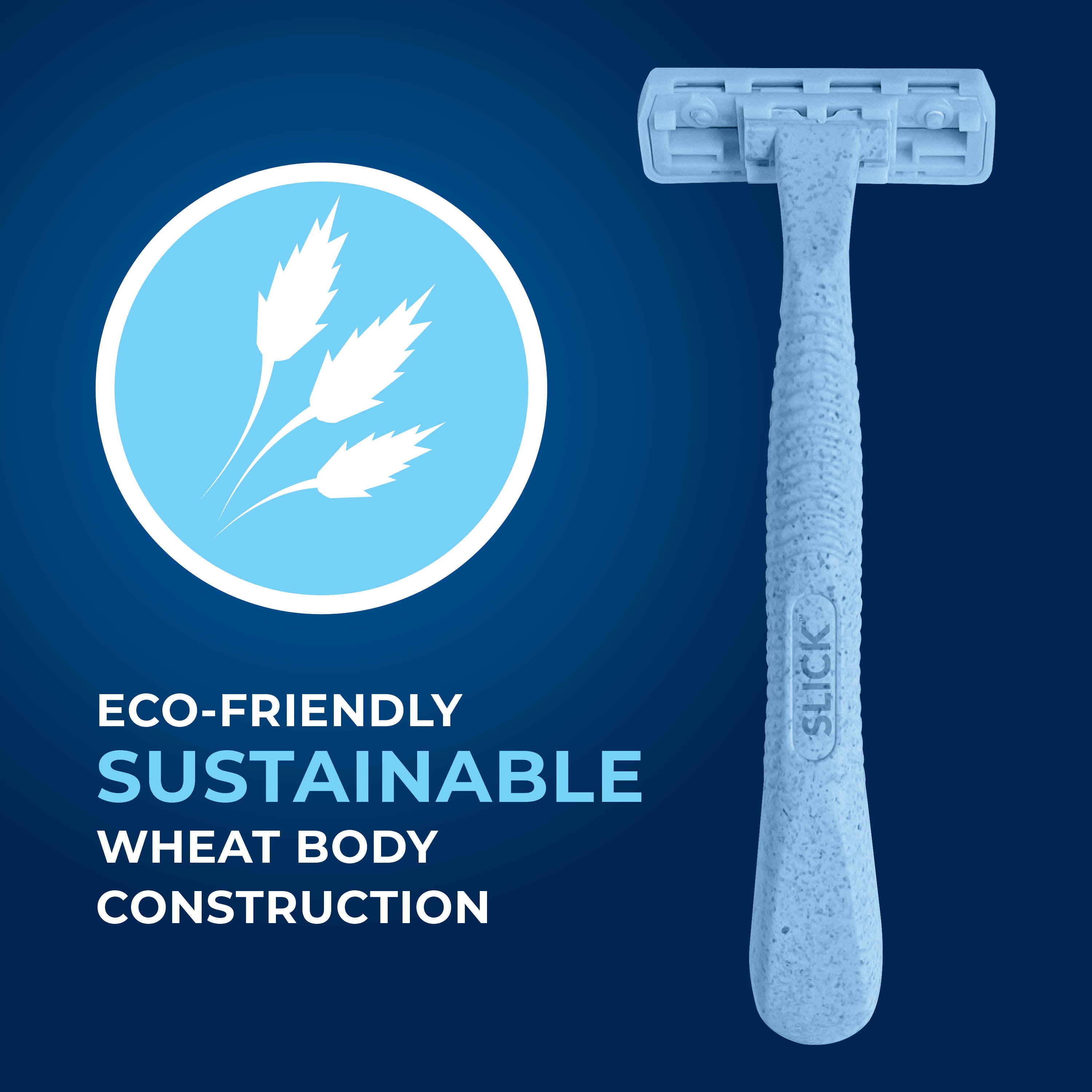 ECO RAZORS 12 PACK ( DISPOSABLE AND BIODEGRADEABLE)