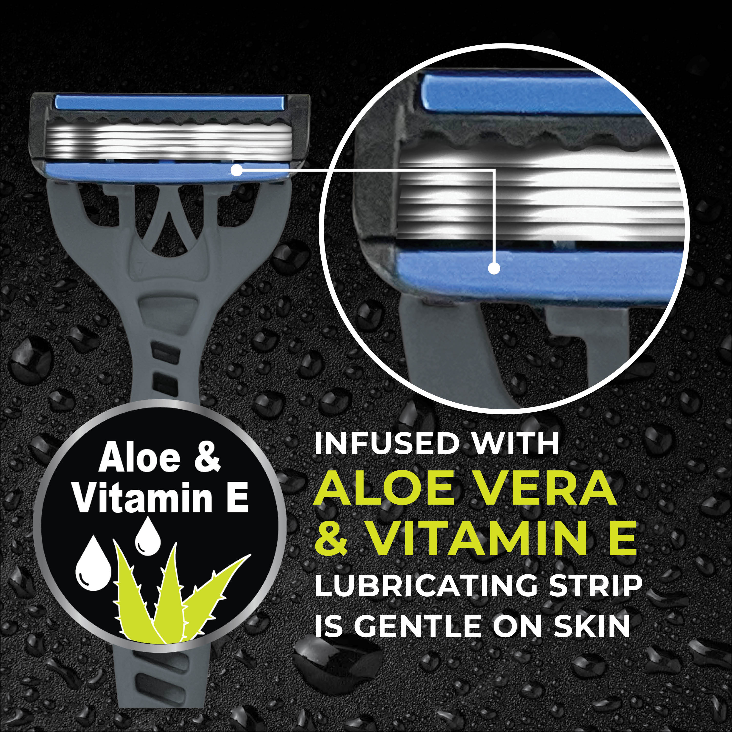 SMOOTH 5-BLADE DISPOSABLE RAZORS