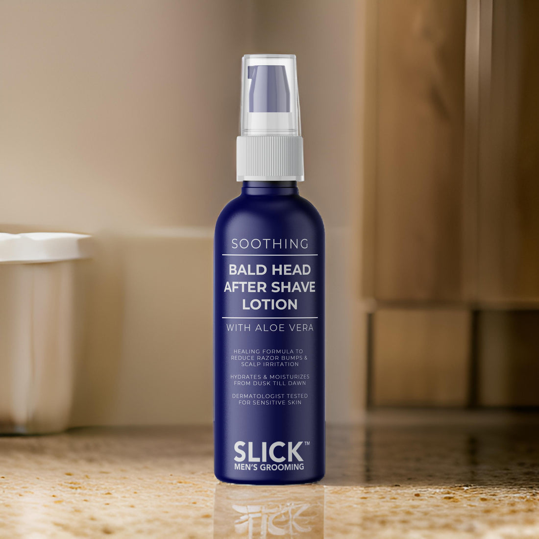 Bald Header after shave lotion