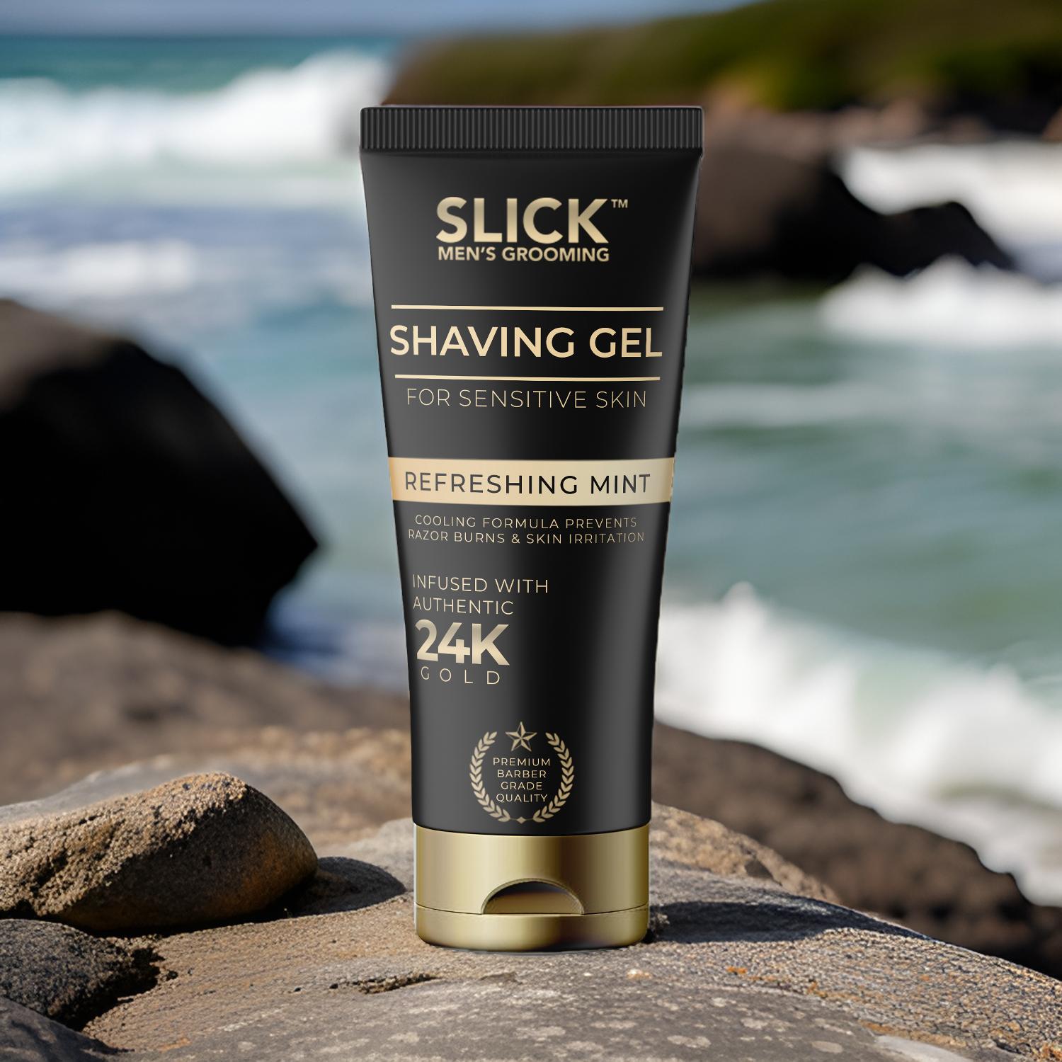 Shaving Gel with 24k Gold infused