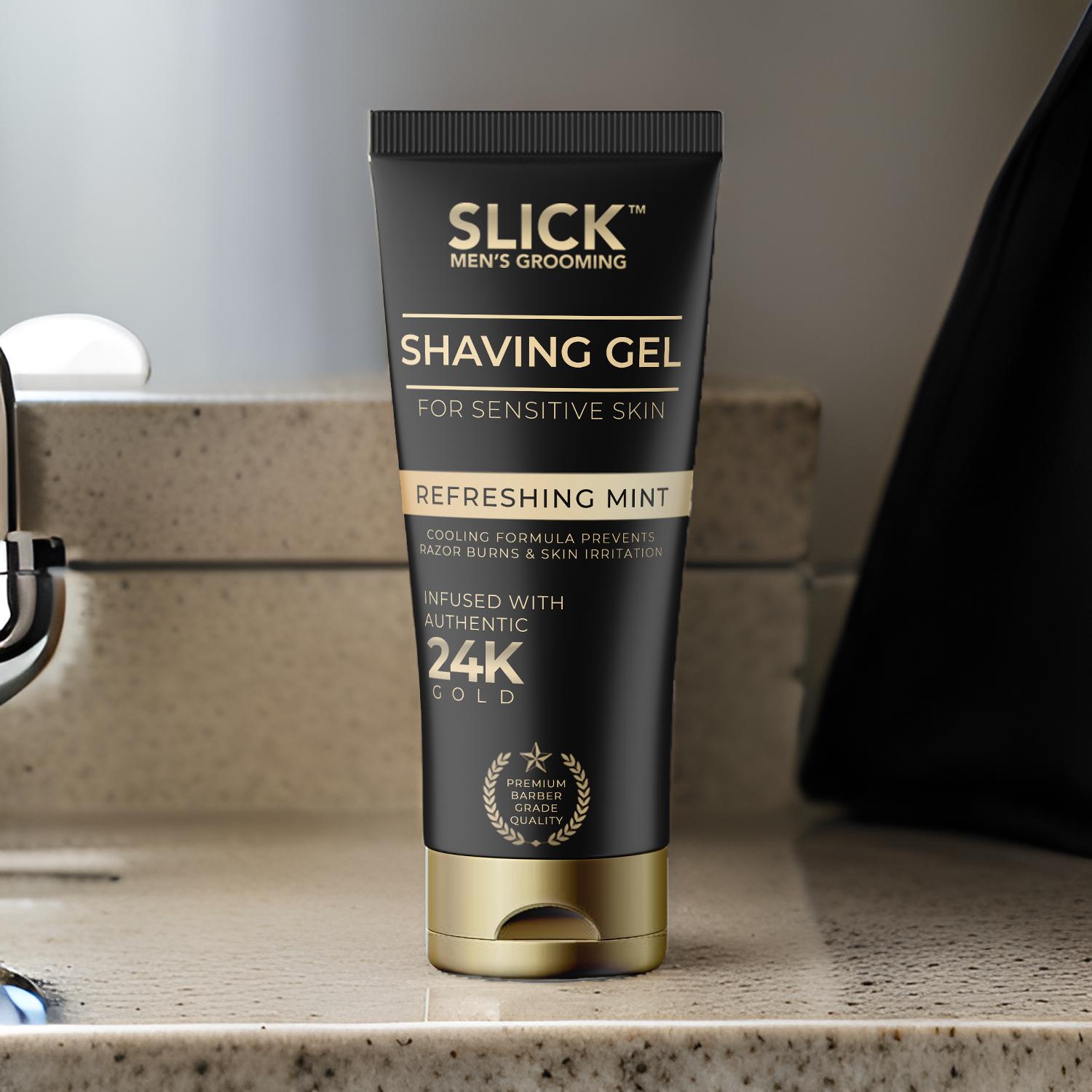 Shaving Gel with 24k Gold infused