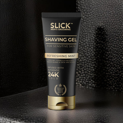 Shaving Gel with 24k Gold infused